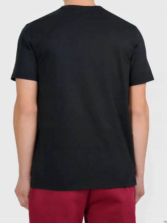 Koszulka męska 4F bawełniana T-shirt czarna 4FWMM00TTSHM3341 L